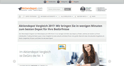Desktop Screenshot of aktiendepot.com